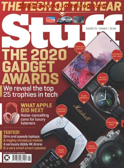 [英国版]Stuff 数字时代时尚科技杂志 2021年1月刊